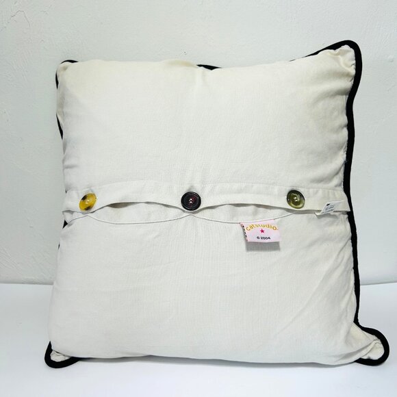 Catstudio Chicago Embroidered Pillow - Picture 8 of 12